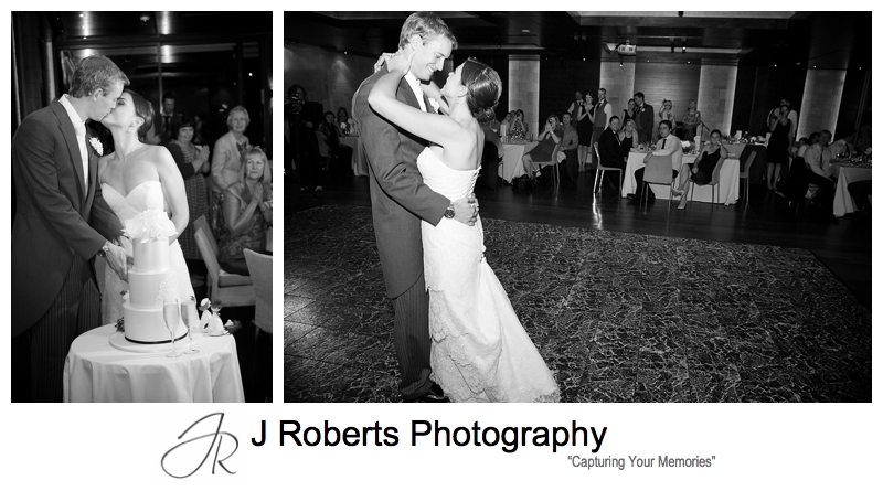 B&W portraits of bridal waltz - sydney wedding photography
